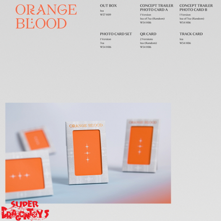 ENHYPEN (엔하이픈) - ORANGE BLOOD - [WEVERSE ALBUM] - 5TH MINI ALBUM