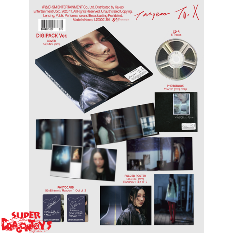 TAEYEON (태연) - [TO. X] - [DIGIPACK VER.] - 5TH MINI ABLUM