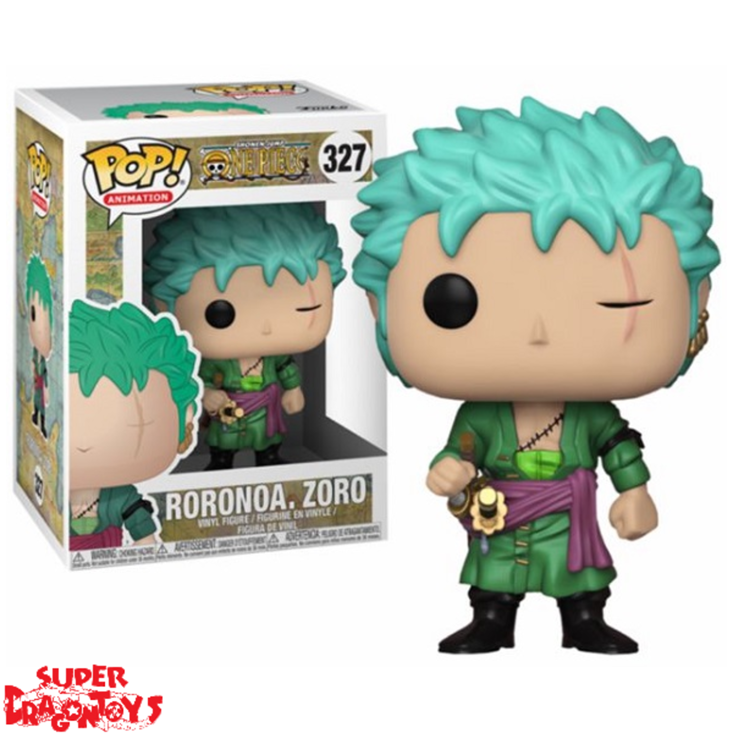 ONE PIECE RORONOA ZORO [327] FUNKO POP SUPERDRAGONTOYS