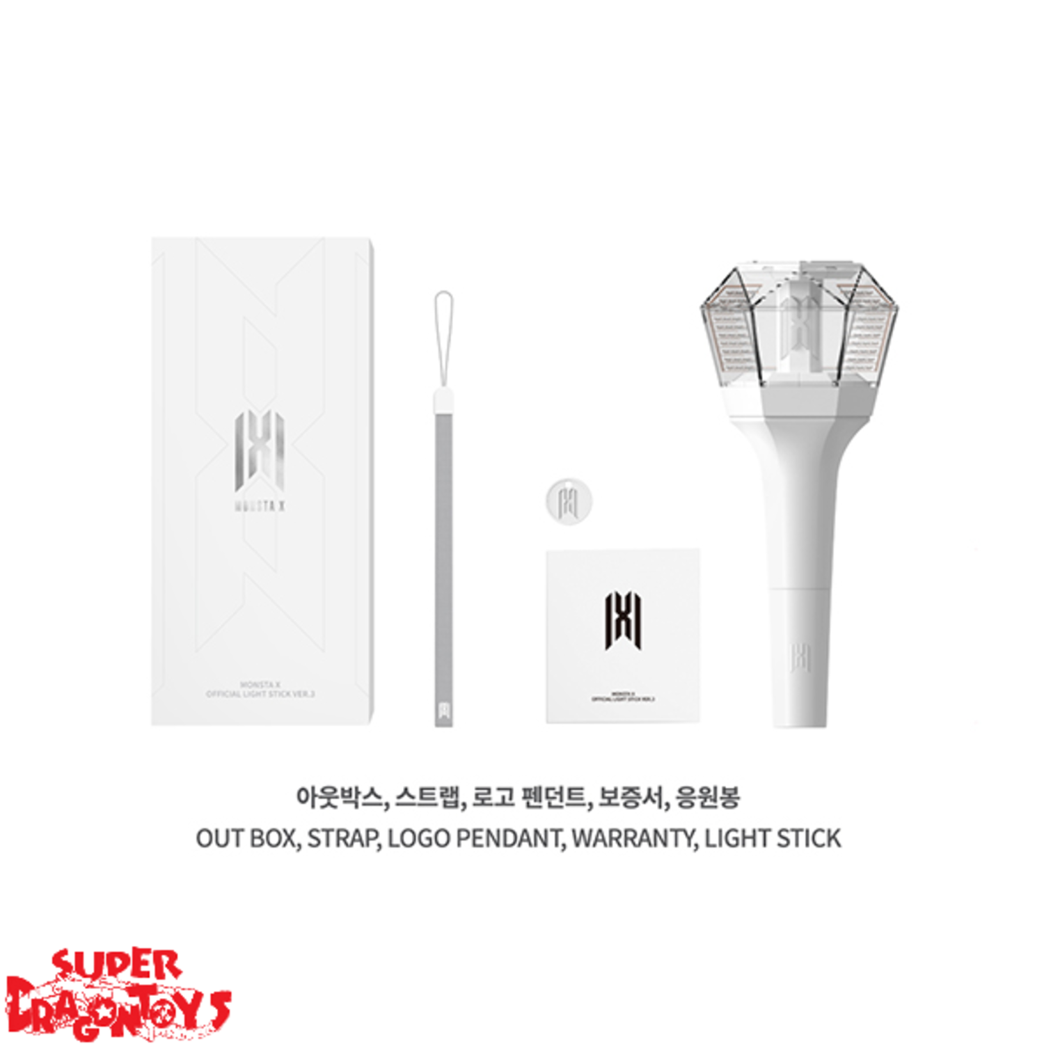 MONSTA X - OFFICIAL LIGHT STICK [VER. 3] - SUPERDRAGONTOYS