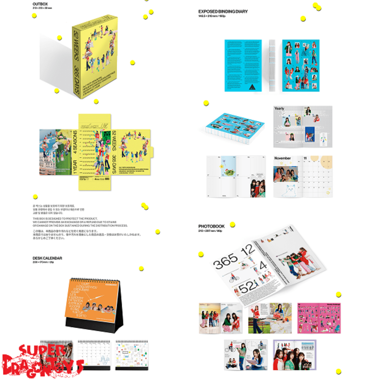 NEWJEANS (뉴진스) - 2024 SEASON'S GREETINGS - [DESK CALENDAR + DIGITAL CODE SET] PACKAGE + [WEVERSE GIFT]