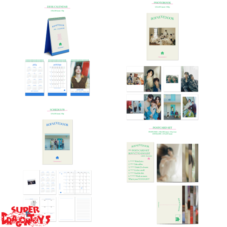 BOYNEXTDOOR (보이넥스트도어) - 2024 SEASON'S GREETINGS - [DESK CALENDAR + DIGITAL CODE SET] PACKAGE + [WEVERSE GIFT]