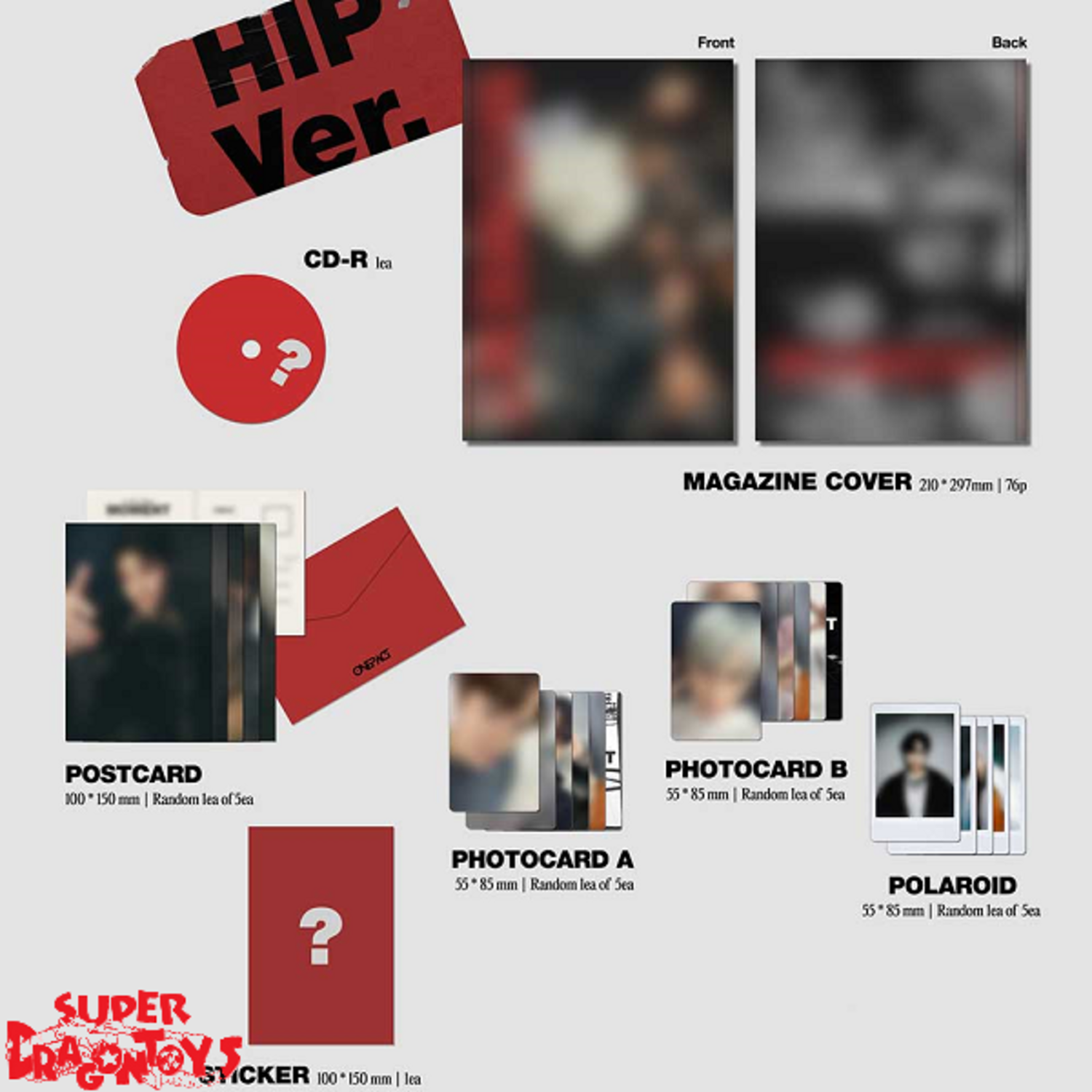 ONE PACT (원팩트) - MOMENT - 1ST MINI ALBUM - SUPER DRAGON TOYS