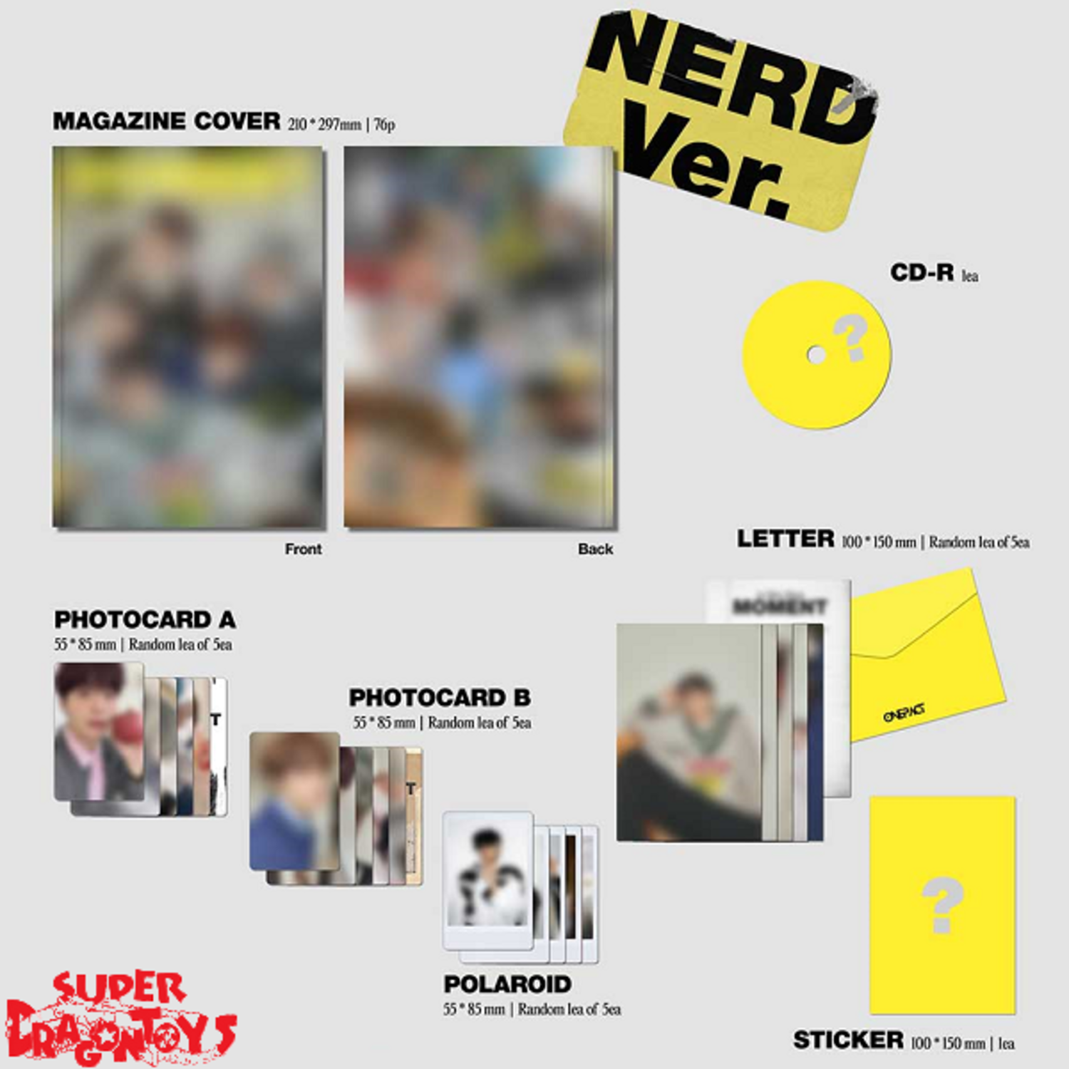 ONE PACT (원팩트) - MOMENT - 1ST MINI ALBUM - SUPER DRAGON TOYS