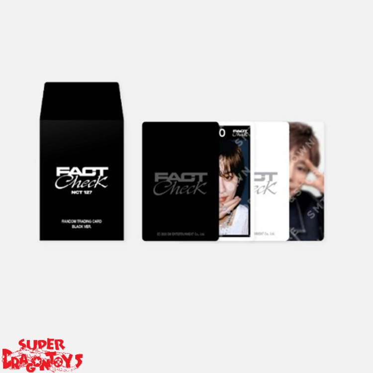 NCT127 - [FACT CHECK] RANDOM TRADING CARD SET (BLACK VER.) - OFFICIAL MD