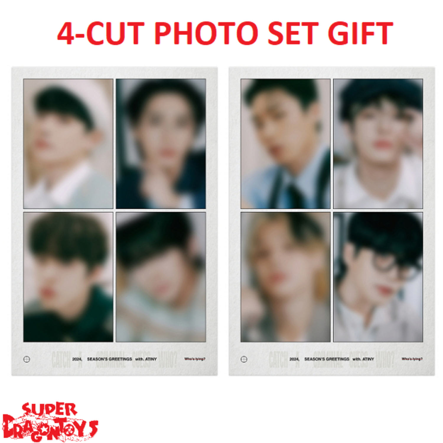 ATEEZ (에이티즈) 2024 SEASON'S GREETINGS [DESK CALENDAR + DVD] PACKAGE