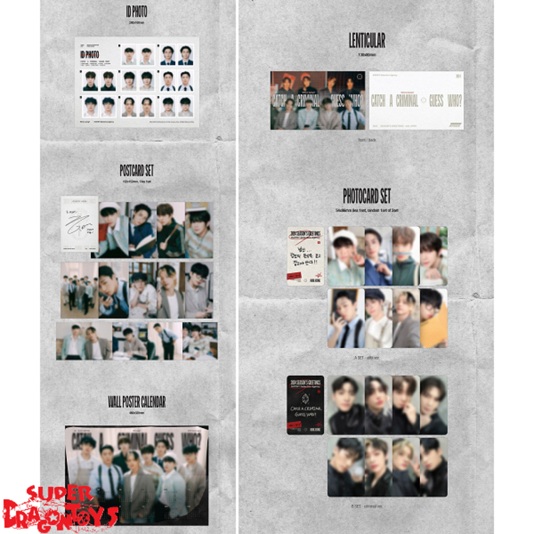 ATEEZ (에이티즈) - 2024 SEASON'S GREETINGS - [DESK CALENDAR + DVD] PACKAGE + [4CUT PHOTO SET]