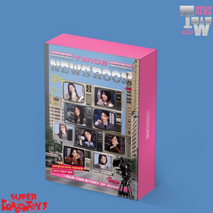 TWICE (트와이스) - 2024 SEASON'S GREETINGS [TWICE NEWS ROOM] - [DESK CALENDAR] PACKAGE