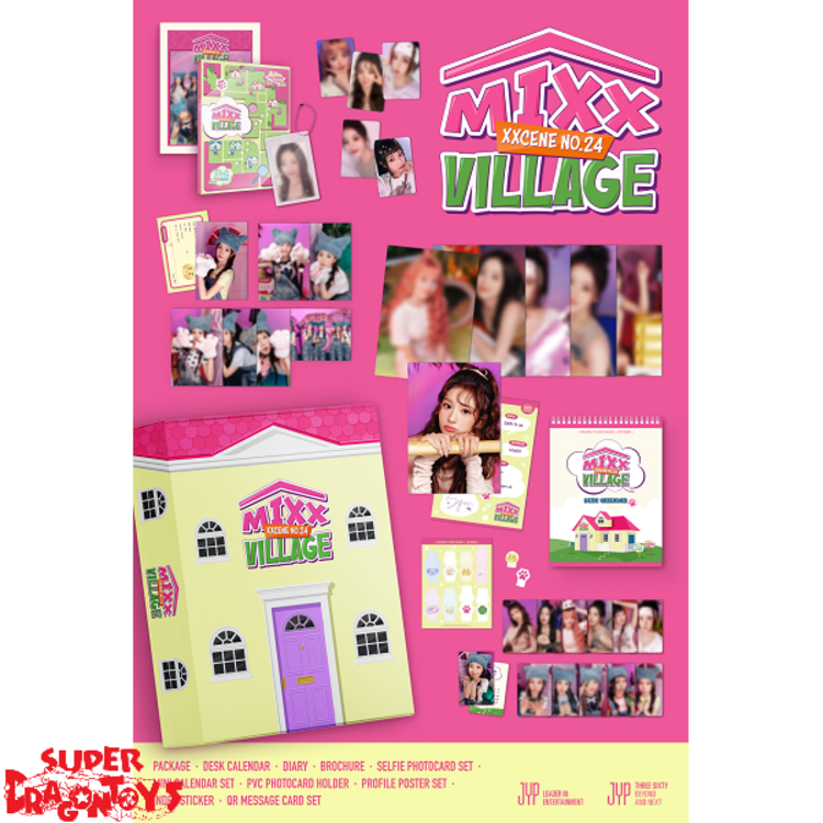 NMIXX (엔믹스) - 2024 SEASON'S GREETINGS [XXCENE N.24 MIXX VILLAGE] - [DESK CALENDAR] PACKAGE