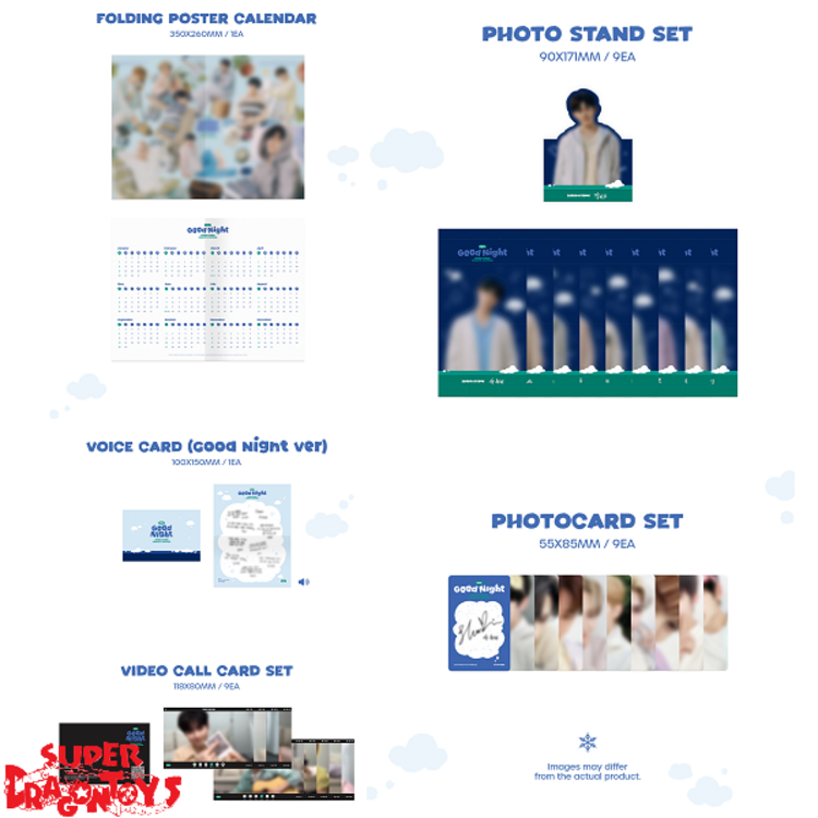 ZEROBASEONE (제로베이스원) - 2024 SEASON'S GREETINGS [GOOD NIGHT] - [DESK CALENDAR] PACKAGE