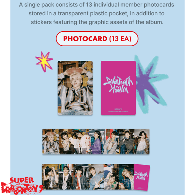 SEVENTEEN (세븐틴) - SEVENTEENTH HEAVEN [AM 5:26 VER.] PHOTOCARD SET - OFFICIAL MD