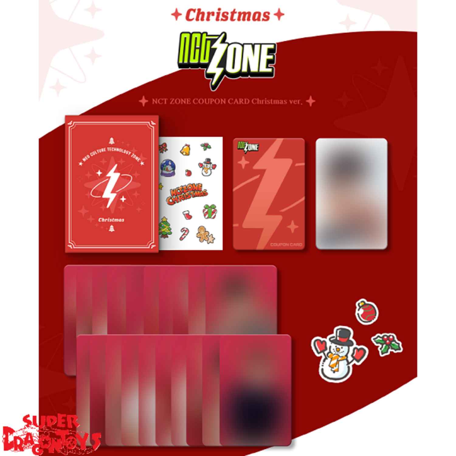 NCT ZONE  スペシャル トレカ  Christmas ver テン NCT ZONE COUPON CARD (CHRISTMAS ver.) Official Photocard NCT