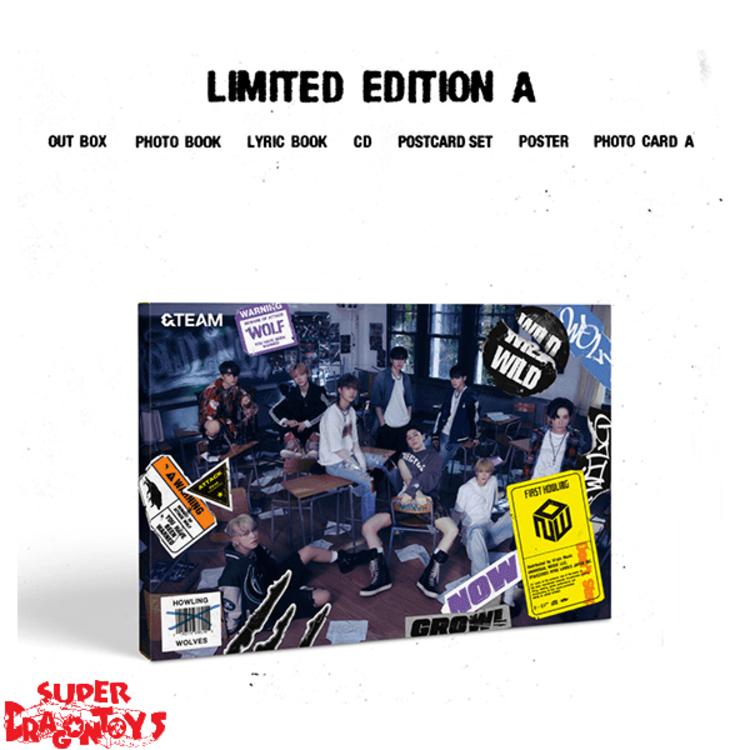 &TEAM (エンティーム) - THE FIRST HOWLING : NOW - 1ST ALBUM (JAPANESE LIMITED EDITION A)