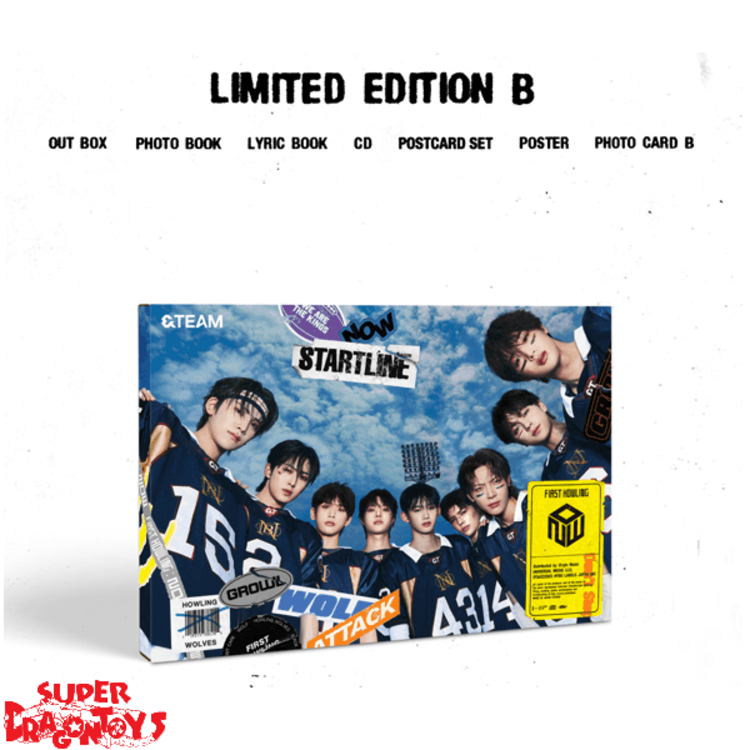 &TEAM (エンティーム) - THE FIRST HOWLING : NOW - 1ST ALBUM (JAPANESE LIMITED EDITION B)