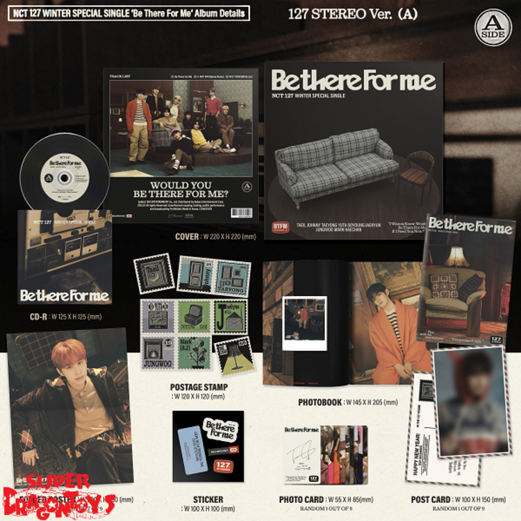NCT127 - BE THERE FOR ME - [127 STEREO VER.] - WINTER SPECIAL SINGLE ALBUM