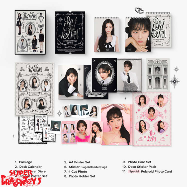 RED VELVET (레드벨벳) - 2024 SEASON'S GREETINGS - [DESK CALENDAR] PACKAGE