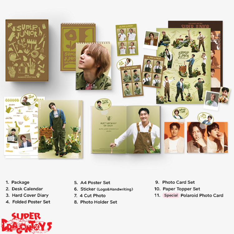 SUPER JUNIOR (슈퍼주니어) - 2024 SEASON'S GREETINGS - [DESK CALENDAR] PACKAGE