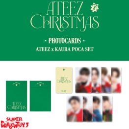 ATEEZ (에이티즈) - CHRISTMAS 2023 PHOTOCARDS [ATEEZ X KAURA POCA SET] - OFFICIAL MD