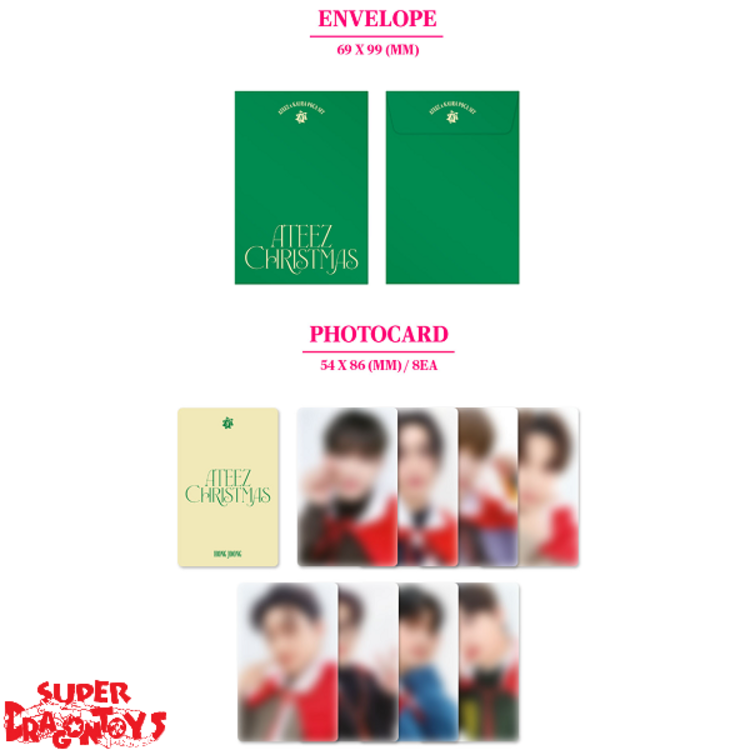 ATEEZ (에이티즈) - CHRISTMAS 2023 PHOTOCARDS [ATEEZ X KAURA POCA SET] - OFFICIAL MD