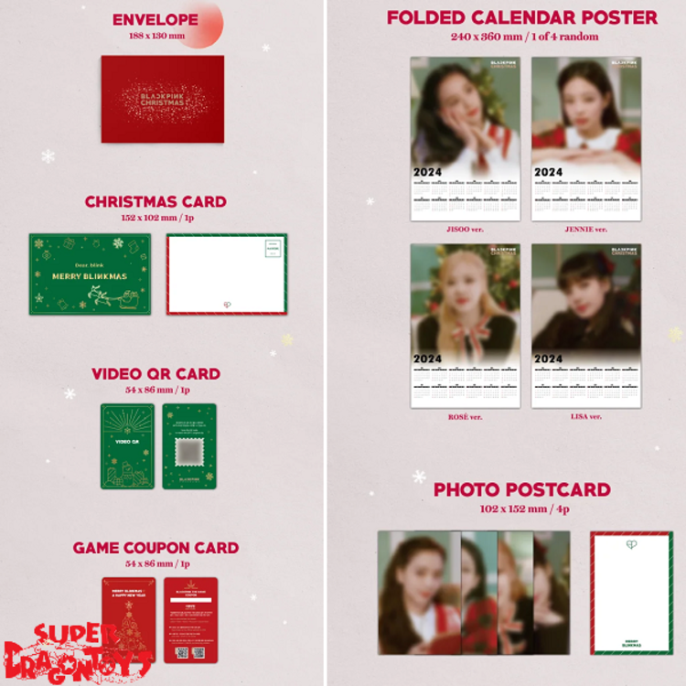 BLACKPINK (블랙핑크) - THE GAME [PHOTOCARD COLLECTION CHRISTMAS EDITION] - OFFICIAL MD