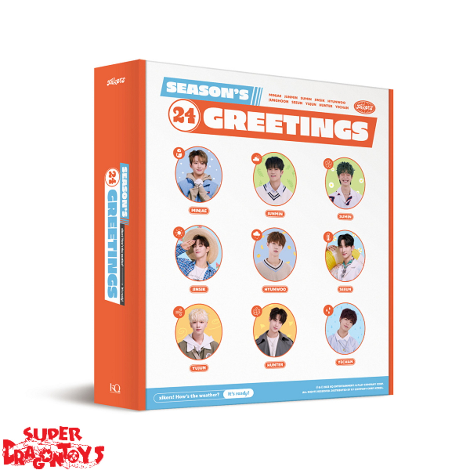 XIKERS (싸이커스) - 2024 SEASON'S GREETINGS - [DESK CALENDAR + DVD