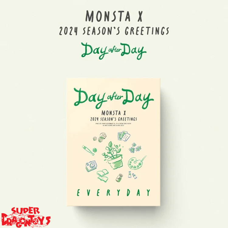 MONSTA X (몬스타엑스) - 2024 SEASON'S GREETINGS [DAY AFTER DAY] "EVERYDAY VER." - [ACRYLIC STAND CALENDAR] PACKAGE