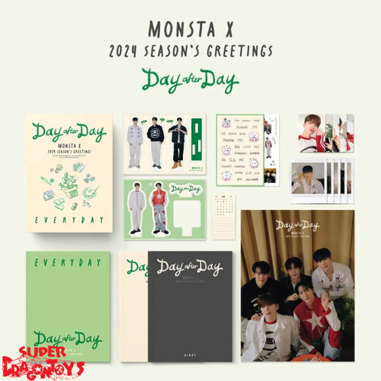 MONSTA X (몬스타엑스) - 2024 SEASON'S GREETINGS [DAY AFTER DAY] "EVERYDAY VER." - [ACRYLIC STAND CALENDAR] PACKAGE