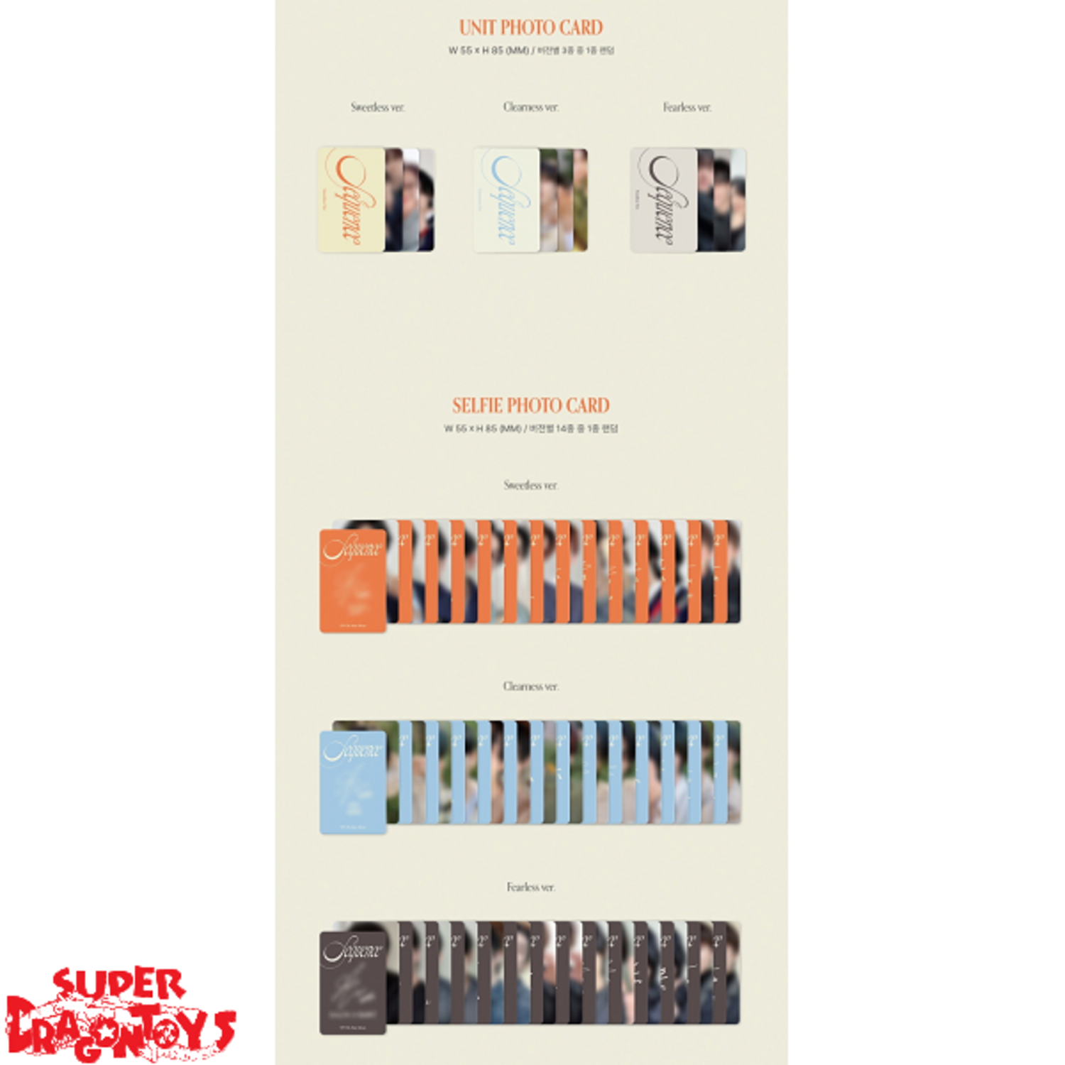 everline特典付/3種set】SF9 [Sequence] 13TH MINI ALBUM_1/24 FAN