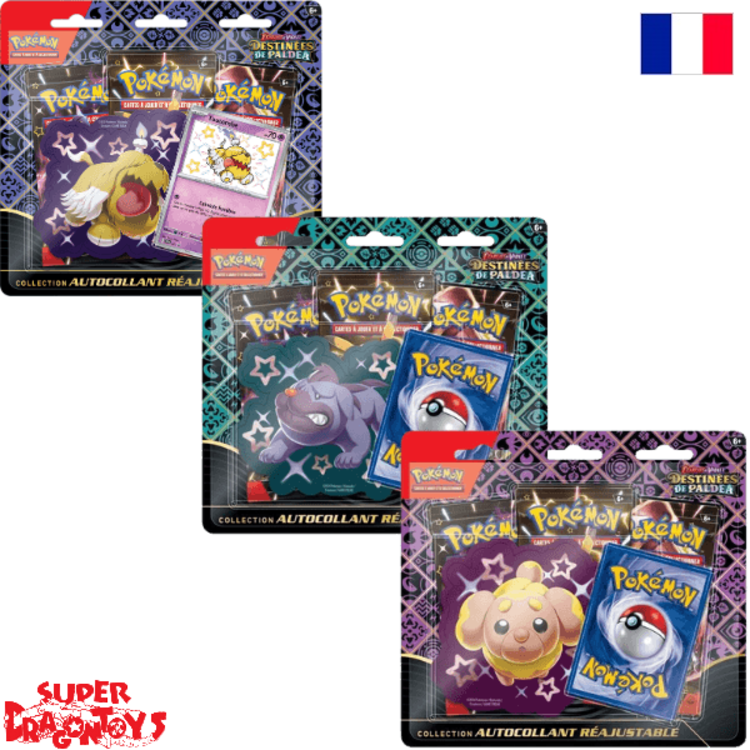 POKEMON TCG - COLLECTION AUTOCOLLANT "ECARLATE ET VIOLET : DESTINEES DE PALDEA" - EDITION FRANCAISE