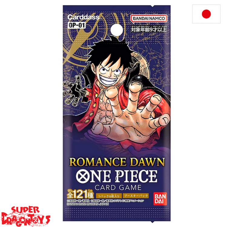 BANDAI ONE PIECE TCG - BOOSTER [OP01] "ROMANCE DAWN" - JAPANESE EDITION