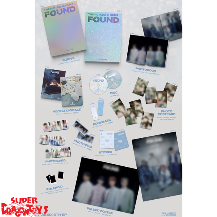 AB6IX (에이비식스) - THE FUTURE IS OURS : FOUND - 8TH EP ALBUM + [ON-PACK FOLDED POSTER]