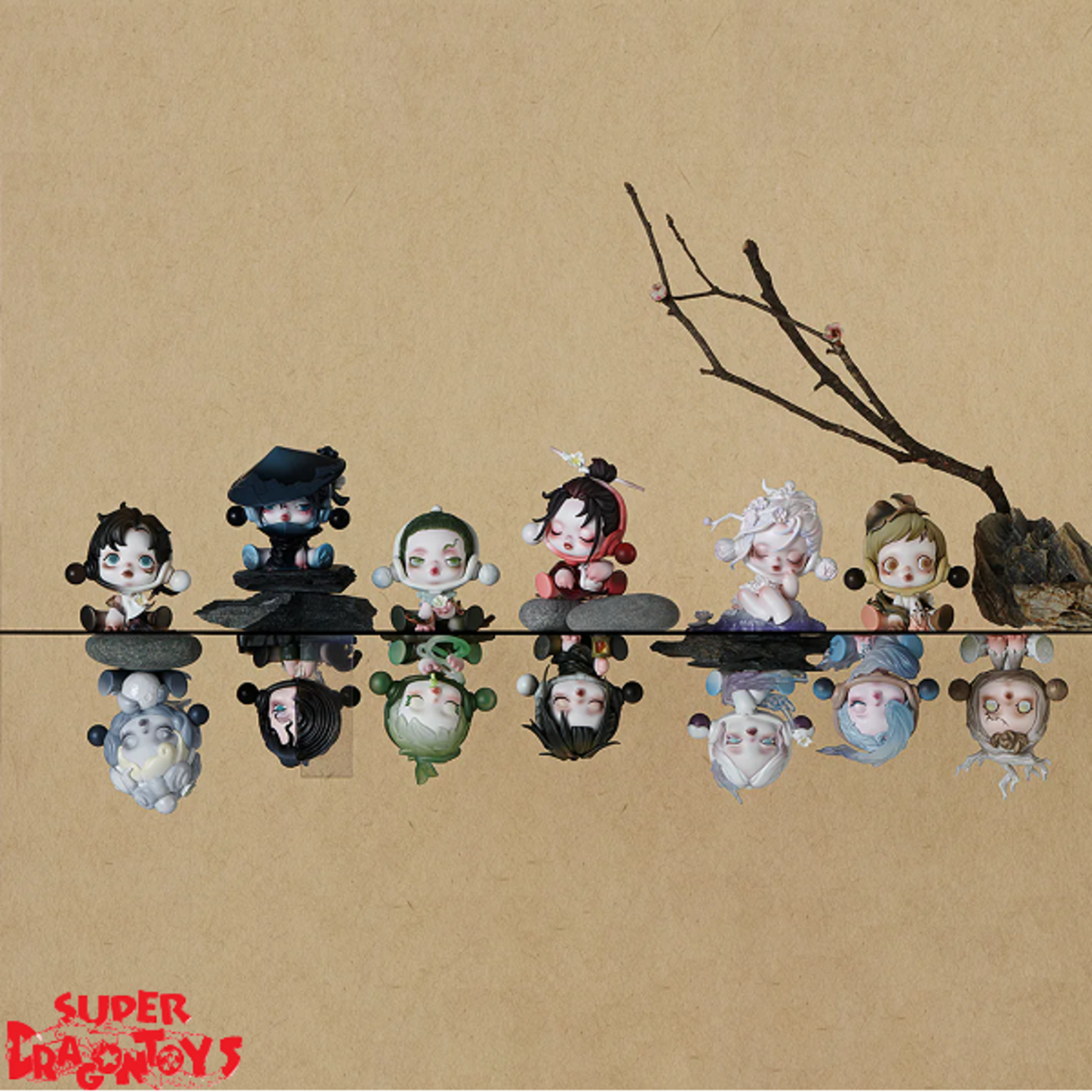 POP MART - SKULLPANDA [INK PLUM BLOSSOM SERIES] - BLINDBOX