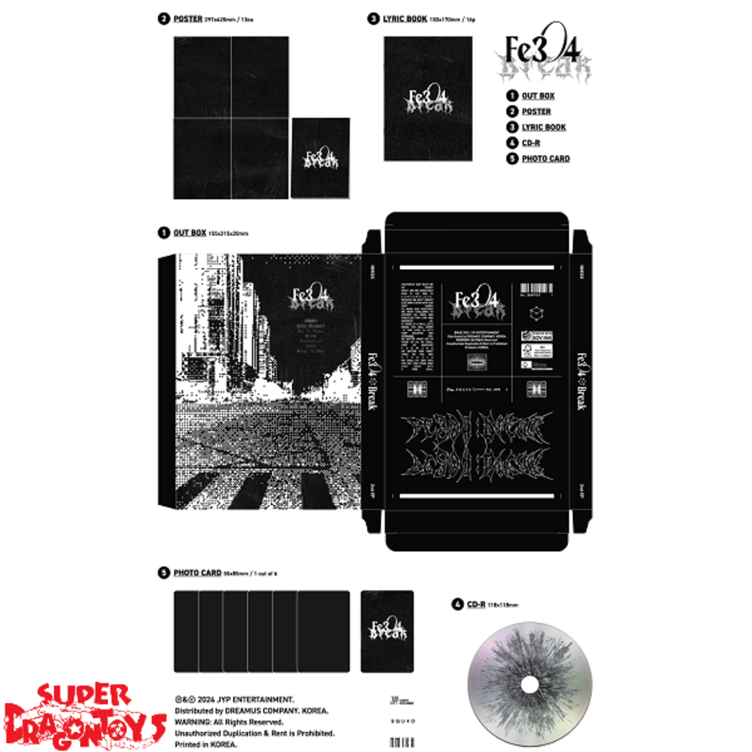NMIXX (엔믹스) - FE304 : BREAK - [POSTER VER.] - 2ND EP + JYP CARD 