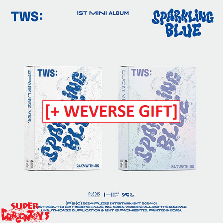 TWS (투어스) - SPARKLING BLUE - 1ST MINI ALBUM + [WEVERSE GIFT]