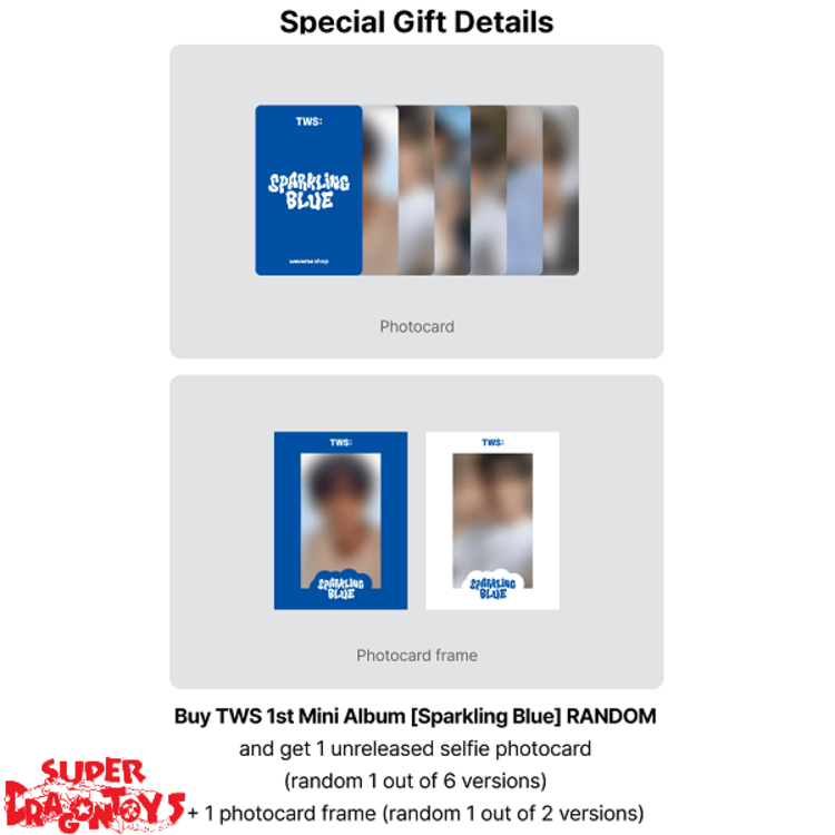TWS (투어스) - SPARKLING BLUE - 1ST MINI ALBUM + [WEVERSE GIFT]