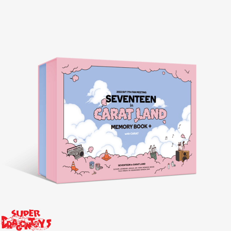 SEVENTEEN (세븐틴) - CARAT LAND MEMORY BOOK+ [2023 SVT 7TH FAN MEETING] - [DIGITAL CODE] PACKAGE