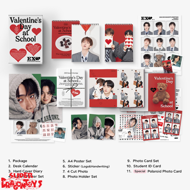 EXO (엑소) - 2024 SEASON'S GREETINGS - [DESK CALENDAR] PACKAGE