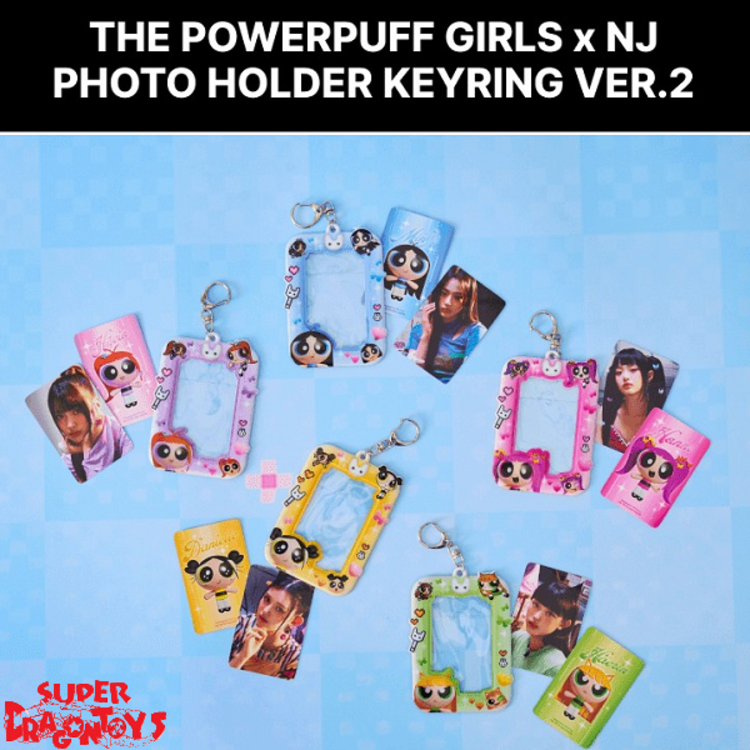 NEWJEANS (뉴진스) - [THE POWERPUFF GIRLS x NJ] PHOTO HOLDER KEYRING VER.2 + PHOTOCARD - OFFICIAL MD