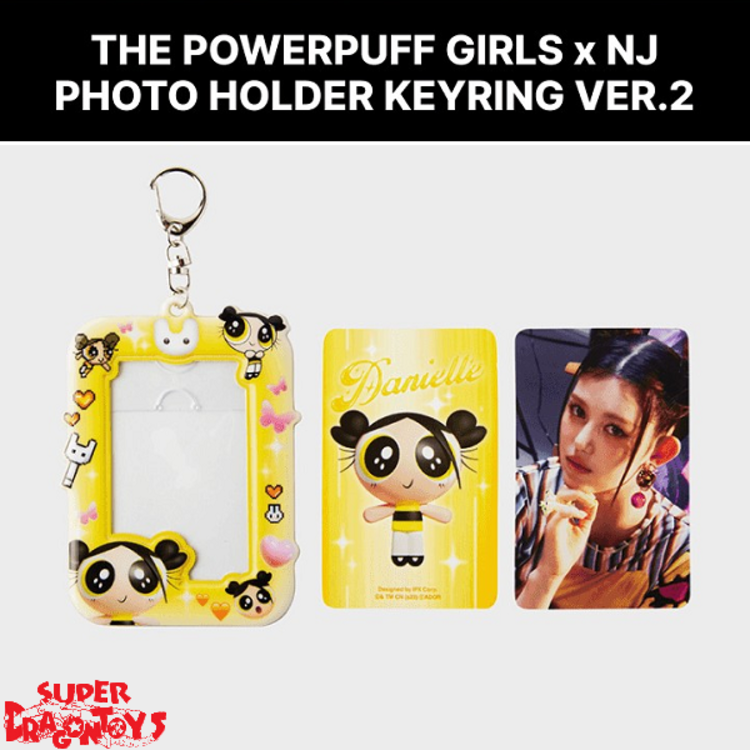 NEWJEANS (뉴진스) - [THE POWERPUFF GIRLS x NJ] PHOTO HOLDER KEYRING VER.2 + PHOTOCARD - OFFICIAL MD