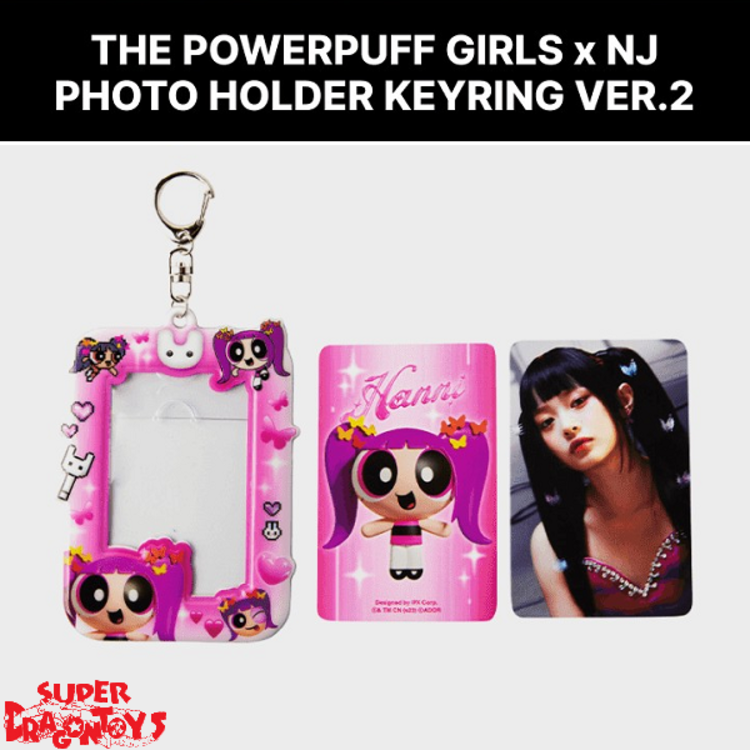 NEWJEANS (뉴진스) - [THE POWERPUFF GIRLS x NJ] PHOTO HOLDER KEYRING VER.2 + PHOTOCARD - OFFICIAL MD