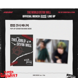 ATEEZ (에이티즈) - [THE WORLD EP.FIN : WILL] EXHIBITION MINI BOOK - [POP-UP STORE] OFFICIAL MD