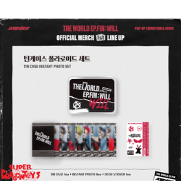 ATEEZ (에이티즈) - [THE WORLD EP.FIN : WILL] TIN CASE INSTANT PHOTO SET - [POP-UP STORE] OFFICIAL MD