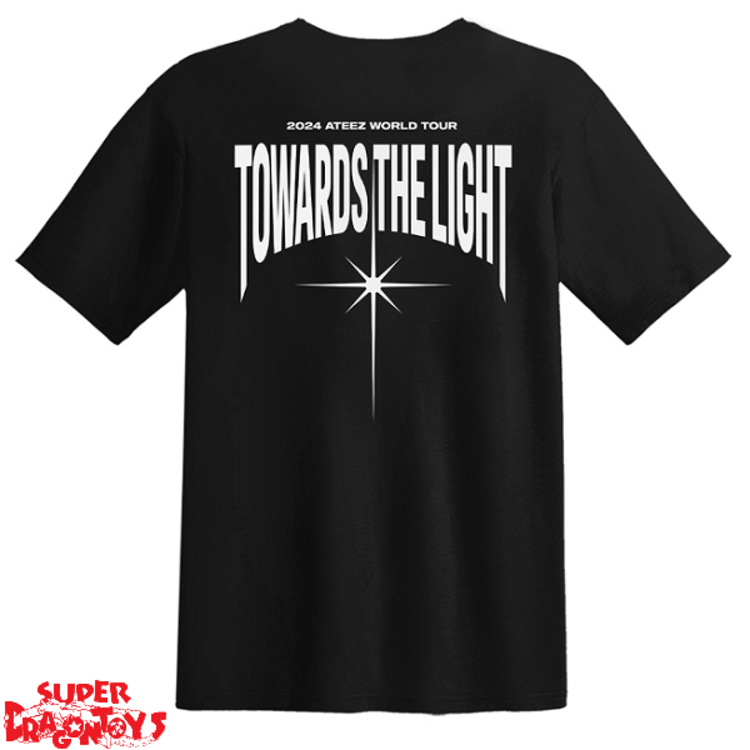 ATEEZ (에이티즈) - [TOWARDS THE LIGHT : WILL TO POWER] T-SHIRT(BLACK) - OFFICIAL MD