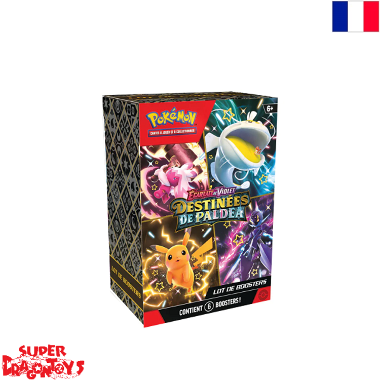 POKEMON TCG -  BUNDLE [6 BOOSTERS] "ECARLATE ET VIOLET : DESTINEES DE PALDEA" - EDITION FRANCAISE