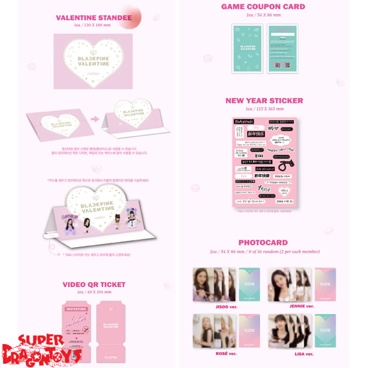 BLACKPINK (블랙핑크) - THE GAME [LOVELY VALENTINE EDITION] - OFFICIAL MD