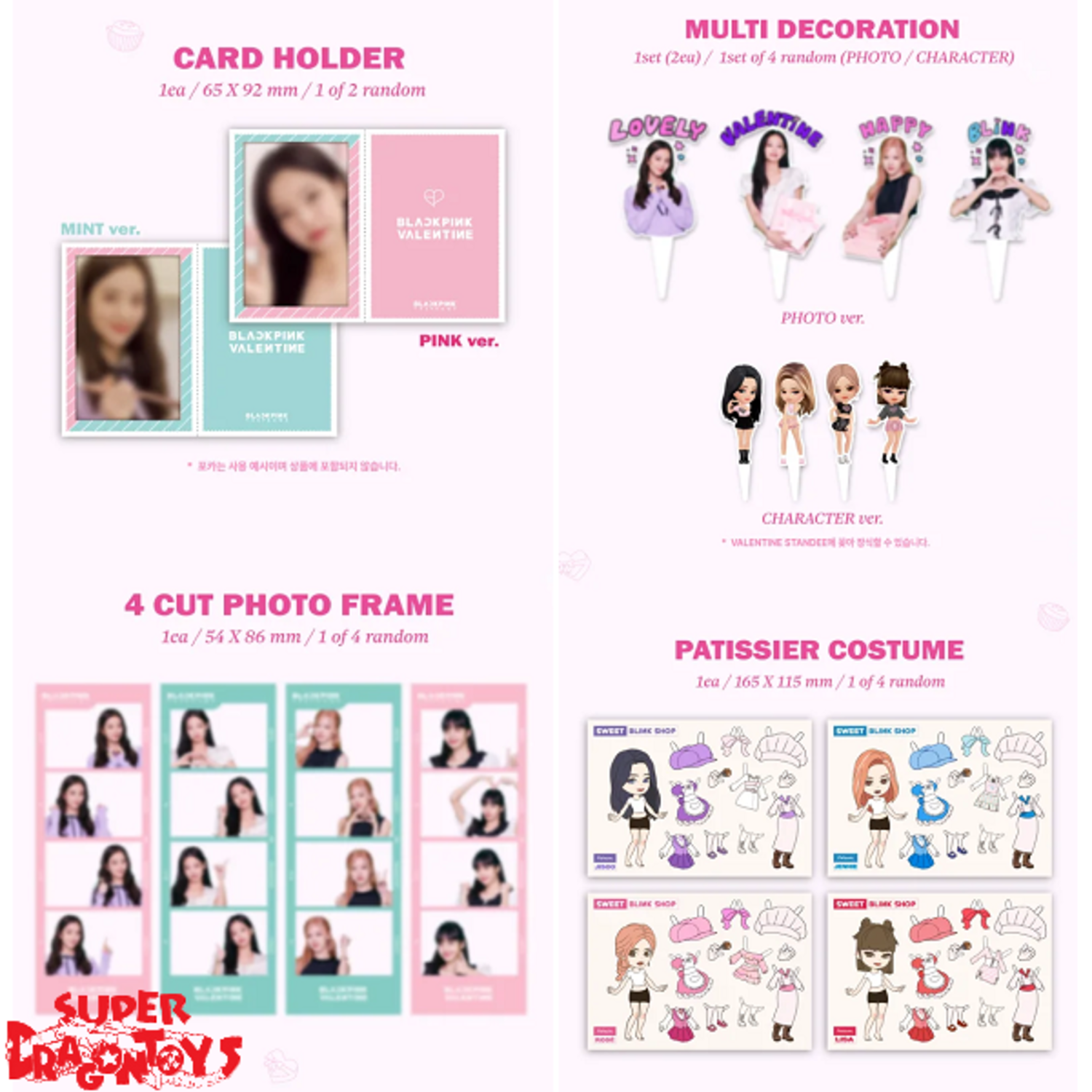 BLACKPINK (블랙핑크) - THE GAME [LOVELY VALENTINE EDITION] - OFFICIAL MD +  PREORDER BENEFITS - SUPERDRAGONTOYS