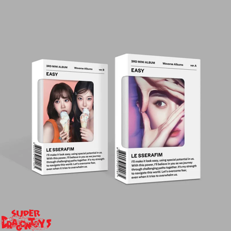 LE SSERAFIM (르세라핌) - EASY - [WEVERSE ALBUM] - 3RD MINI ALBUM