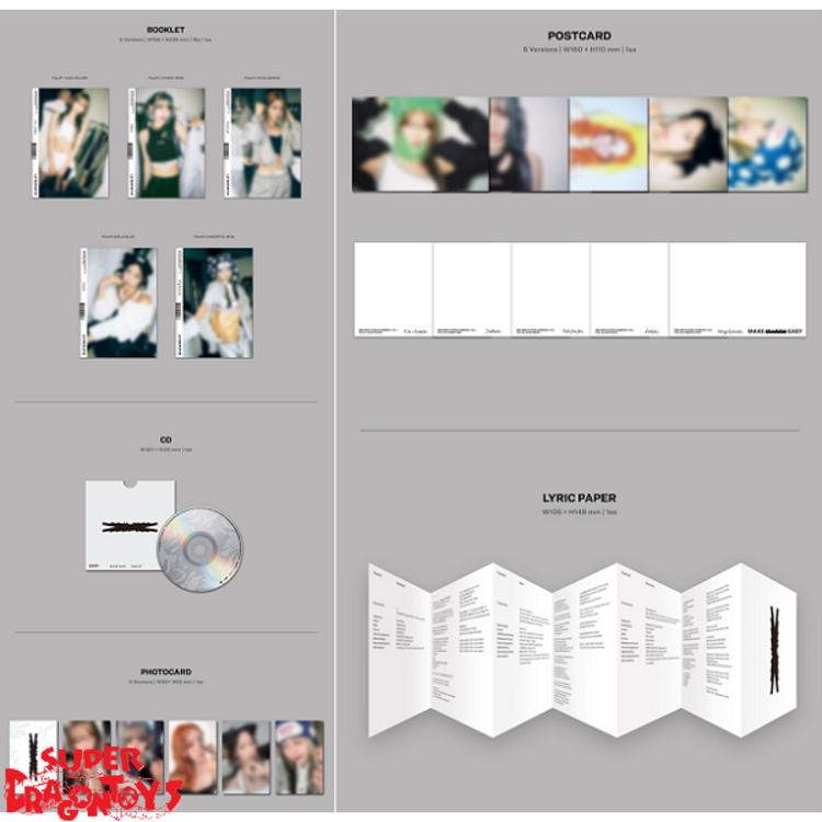 LE SSERAFIM (르세라핌) - EASY - [COMPACT VER.] - 3RD MINI ALBUM