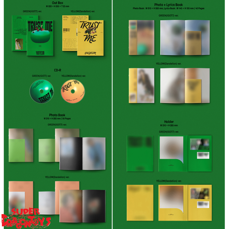 YUGYEOM (유겸) [GOT7] - TRUST ME - 1ST ALBUM + [ON-PACK FOLDED POSTER]