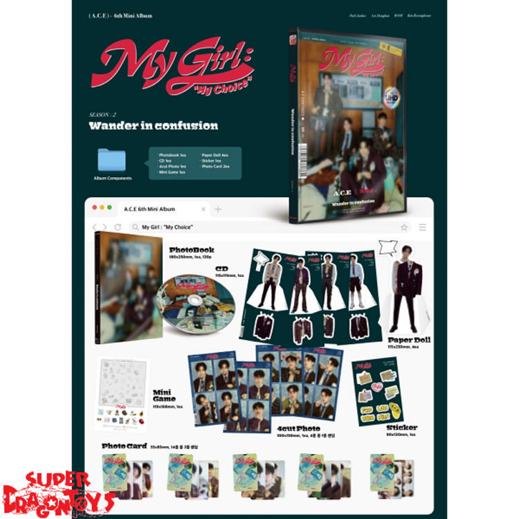 A.C.E (에이스) - MY GIRL : MY CHOICE - [SEASON 2 : WANDER IN CONFUSION] -  6THMINI ALBUM